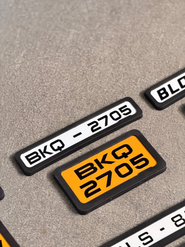 Indian number PLATES ONLY